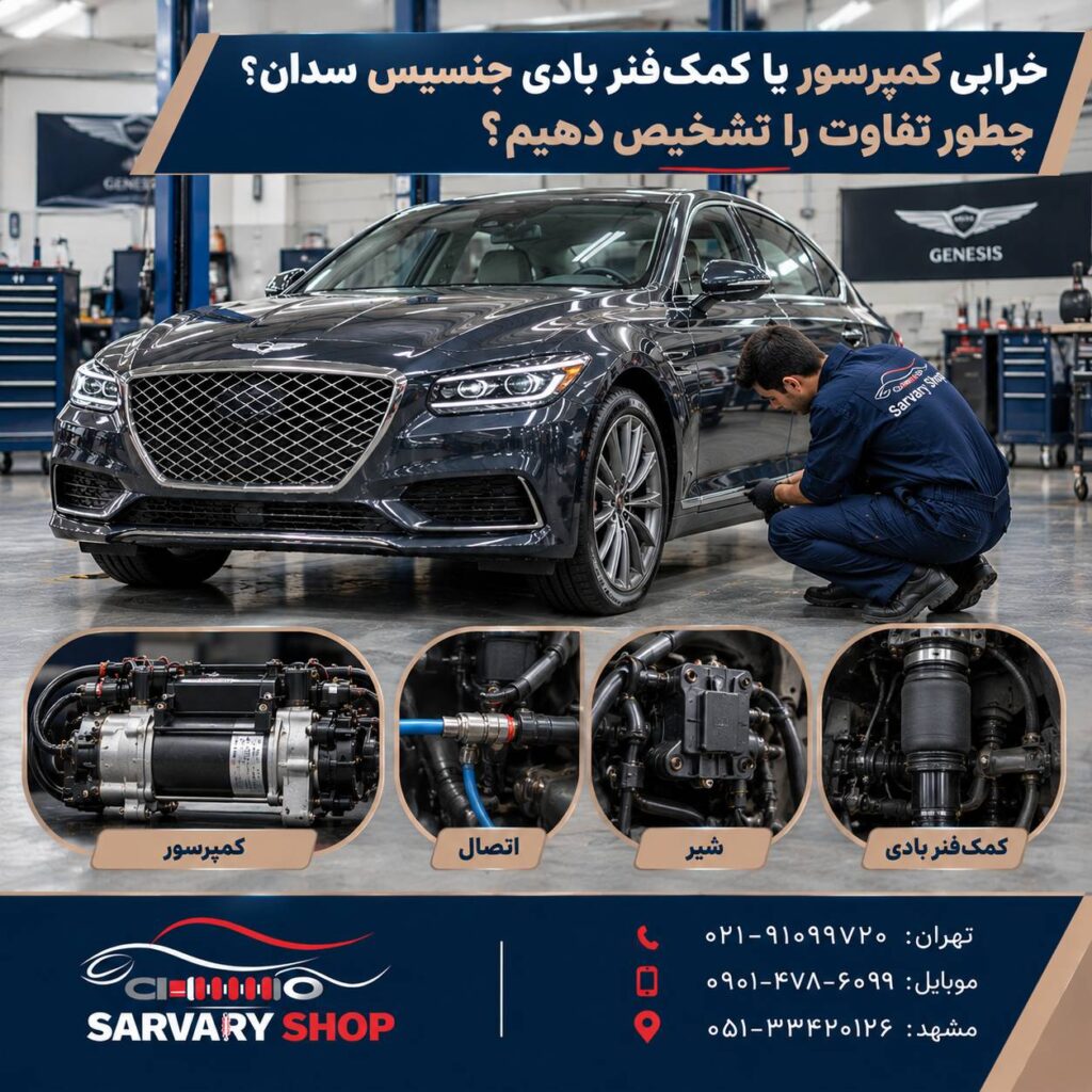 کمک فنر بادی جنسیس سدان